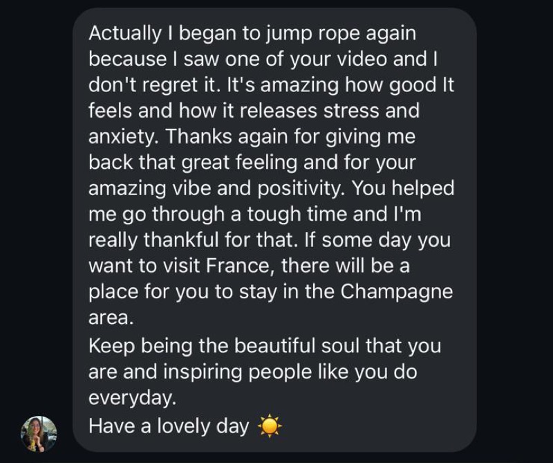 Testimonial from Emily