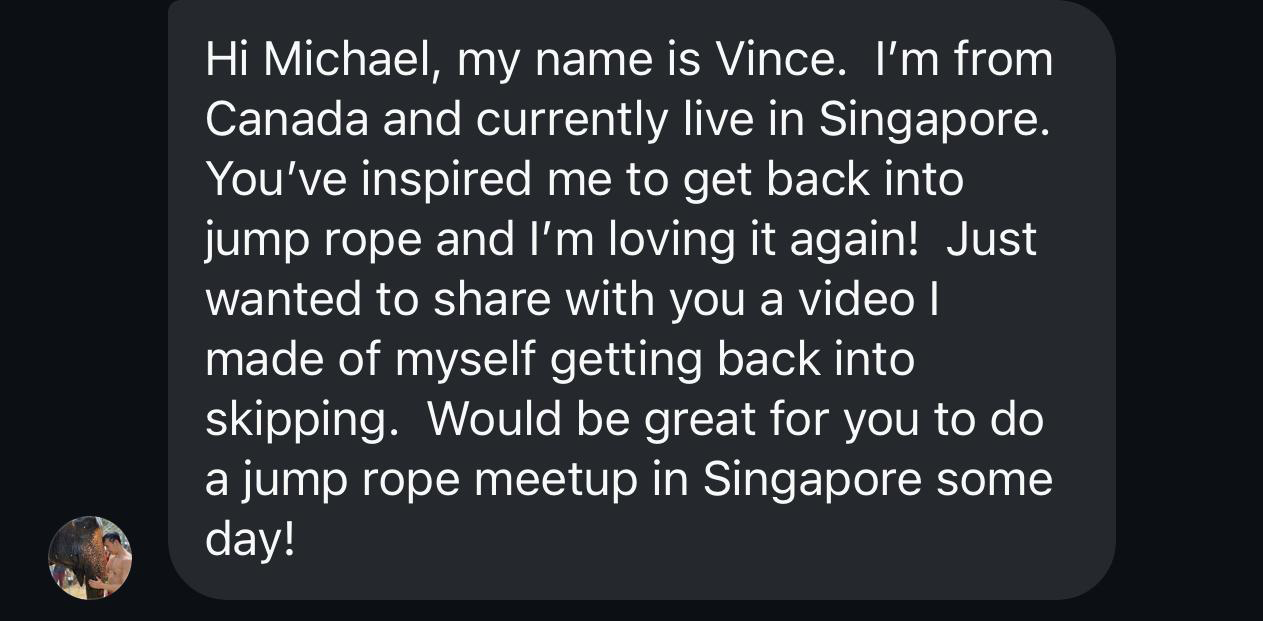 Testimonial from Vince