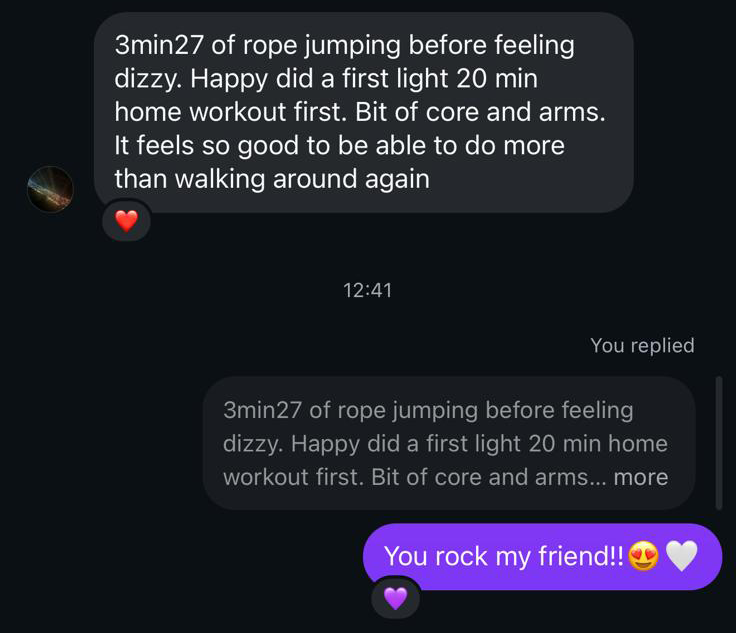 Testimonial from Caro