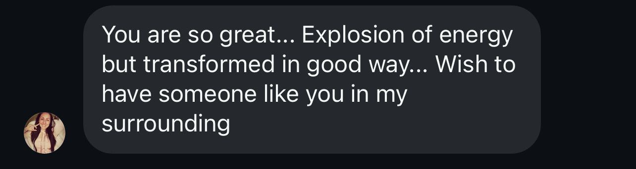 Message about energy